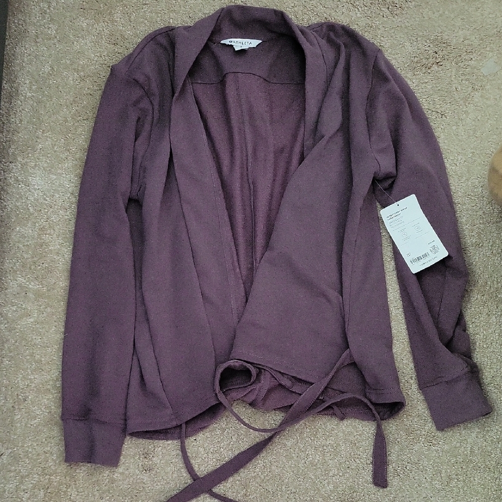 Athleta Purple Cardigan Wrap